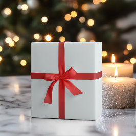 Papel De Presente Cor Sólido Branco do fosco | Clássico | Elegante