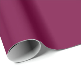 Papel De Presente Cor Sólido do Merlot | Clássico | Elegante | Prese