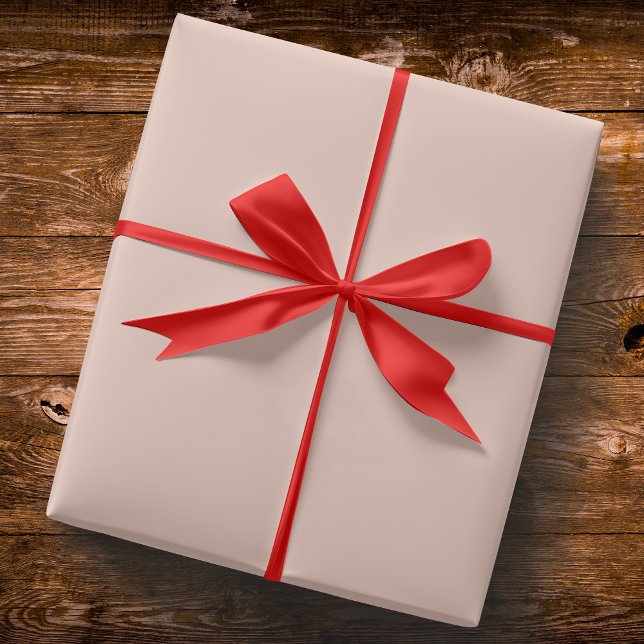 Papel De Presente Cor Sólido Do Pino Do balé | Clássico | Elegante (Criador carregado)