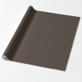 Papel De Presente Cor Sólido do Taupe
