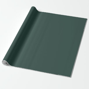 Papel De Presente Cor Verde Caçador Sólida