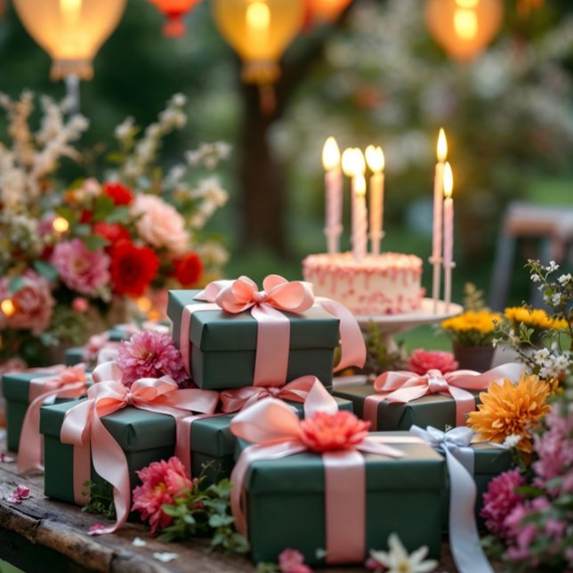 Papel De Presente Cor Verde de Celebração #325513 (Happy Festive Green Color #325513 Wrapping Paper. AI Gen. Color may vary slightly from product. )