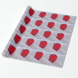 Papel De Presente Coração de vidro na bíblia