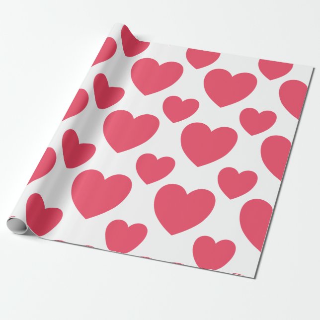 Papel De Presente corações (Desenrolado)