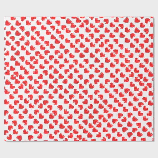 Papel De Presente Corações (Aberto)