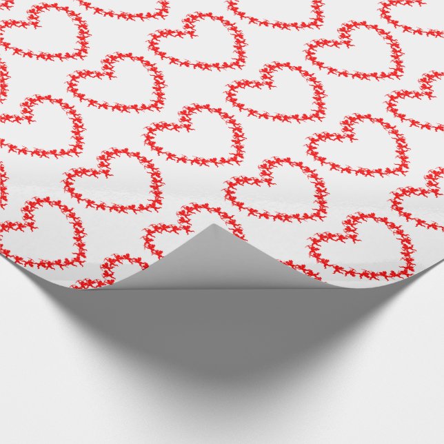 Papel De Presente Corações Cupidos (Ponta)