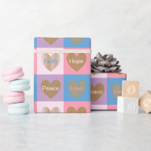 Corações de Fé Amor Esperança Paz