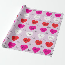 Corações Minimalistas Padrão de Amor