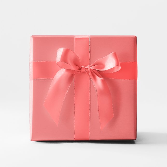 Papel De Presente Coral claro (Light Coral Wrapping Paper)