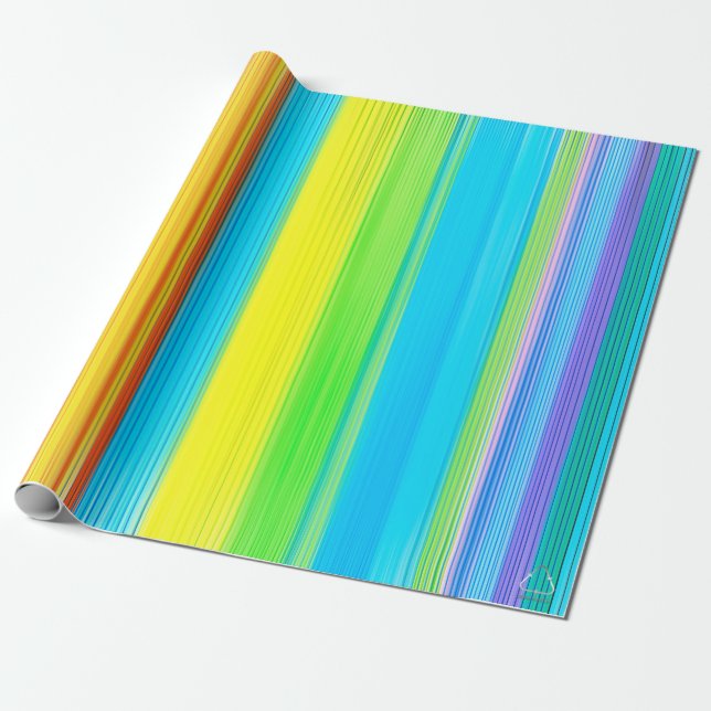 Papel De Presente Coral - Papel de enrolamento (Desenrolado)