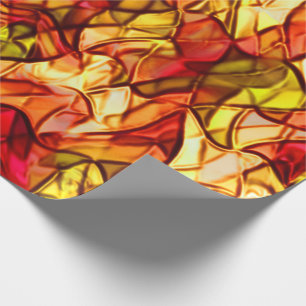 Papel De Presente Cordas cruzadas escondidas sob um tecido vermelho