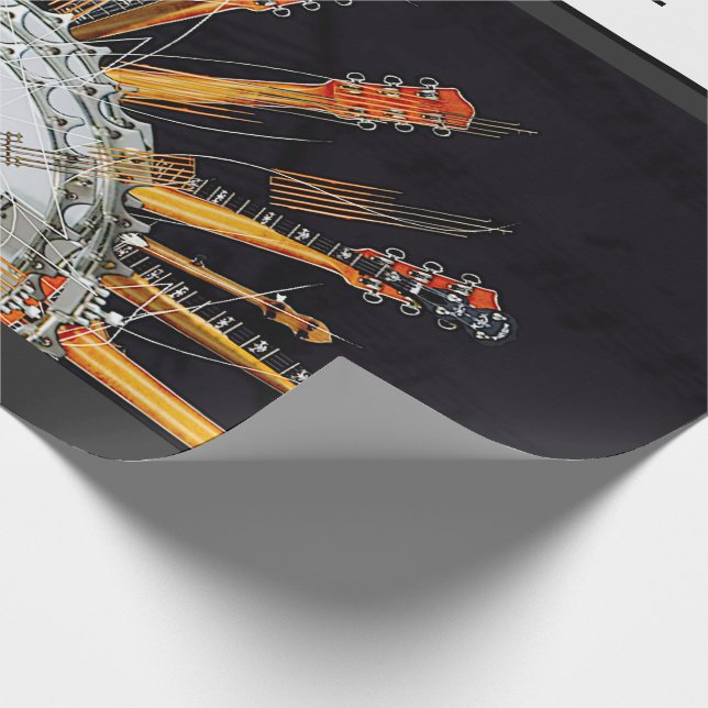 PAPEL DE PRESENTE CORDAS DE GUITAR NO SOL (Ponta)