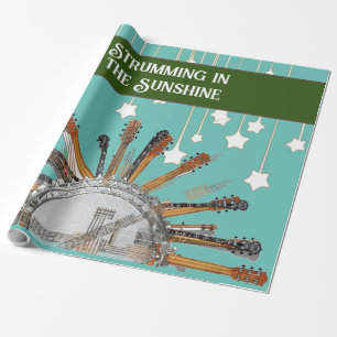 PAPEL DE PRESENTE CORDAS DE GUITAR NO SOL