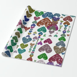 Papel De Presente Cordas do coração