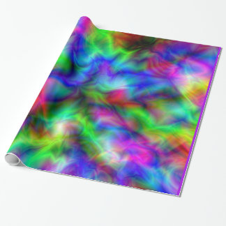 Papel De Presente Cores abstratas do arco-íris