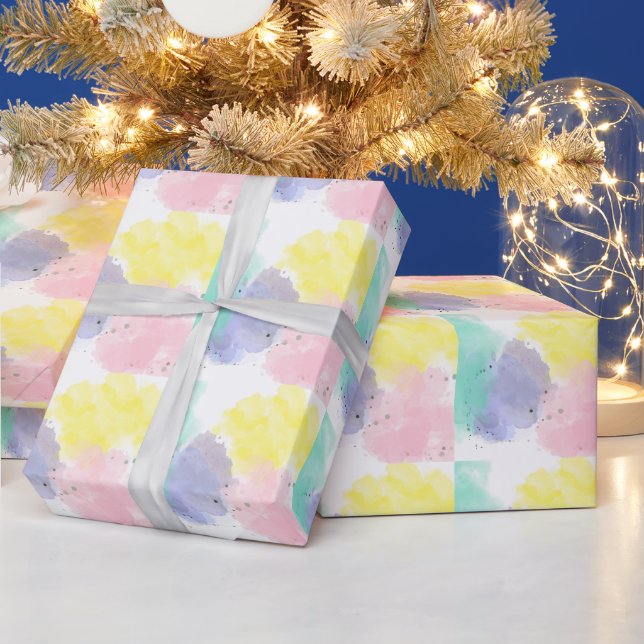 Papel De Presente Cores Adoráveis com um Toque Suave   (Feriados)