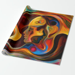 Papel De Presente Cores da série Mente. Design de elementos