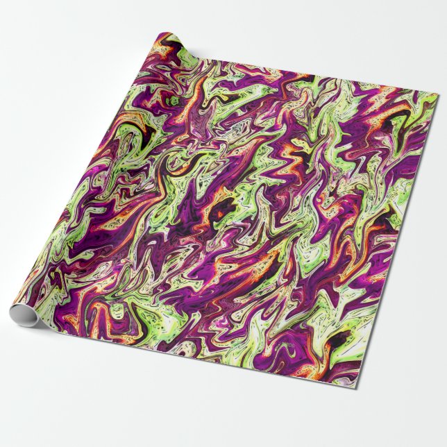 Papel De Presente Cores de queda.... (Desenrolado)
