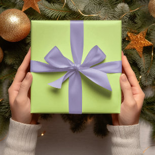 Papel De Presente Cores de tendência - Cor verde Primavera - Rolagem