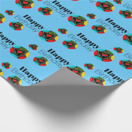 Papel De Presente Cores do galo português