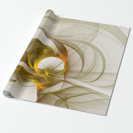 Papel De Presente Cores Metálicas Preciosas Abstratas Modernas Fract