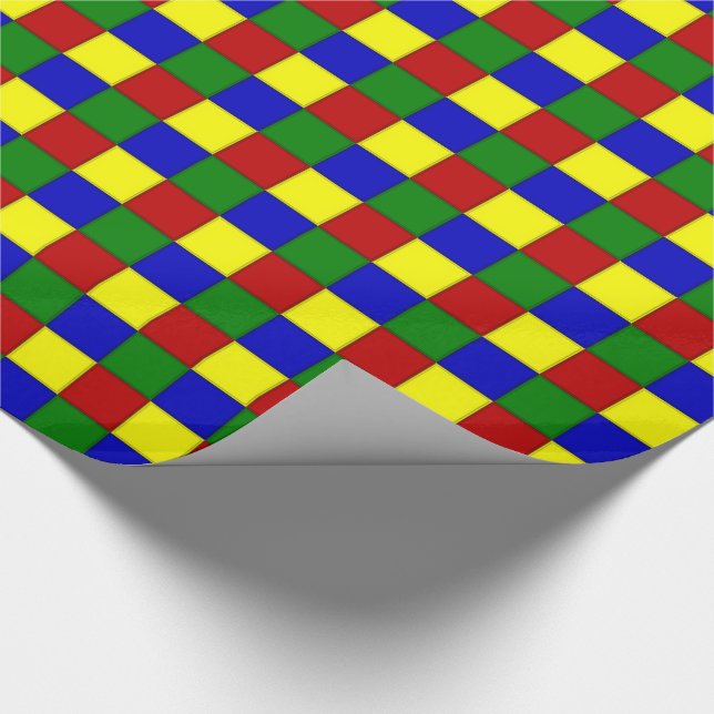 Papel De Presente Cores Primárias,PAPEL DE EMBALAGEM Beveled-GIFT-qu (Ponta)