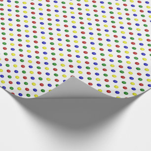 Papel De Presente Cores principais, Bolinhas Transparent GIFT WRAP