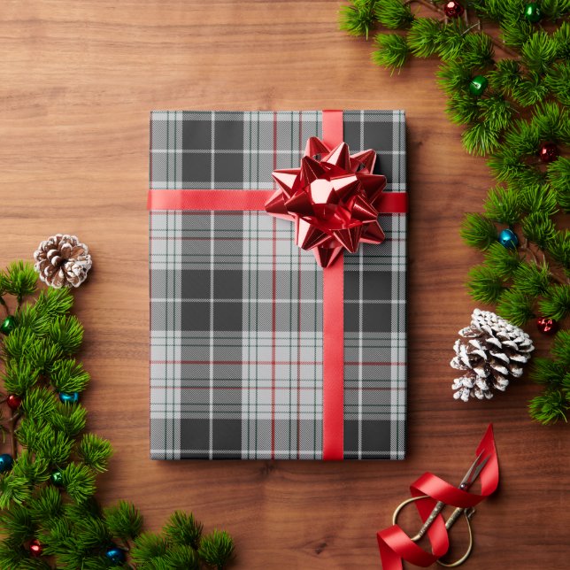 Papel De Presente Cornish National Rua Piran Dress Tartan (Presente de Natal)