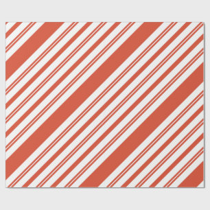 Papel De Presente Coroa de Cana de Açúcar-Listra-Diagonal