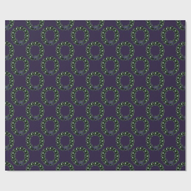 Papel De Presente Coroa de Caveira (Aberto)