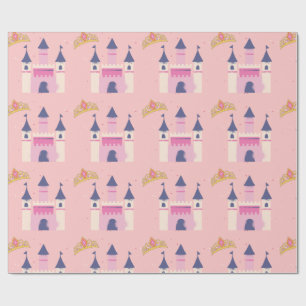 Papel De Presente Coroa e Castelo da Princesa