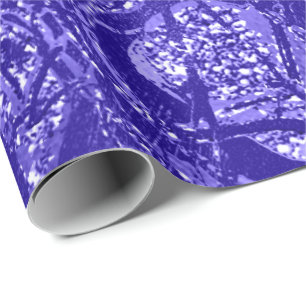 Papel De Presente Corpo de Anatomia abstrato Célula Dourada Azul Ind