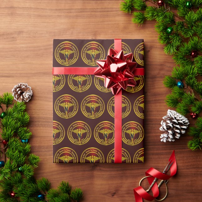 Papel De Presente Corpo de Enfermagem (Presente de Natal)
