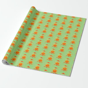 Papel De Presente Correspondência com a Aquarela de Ação de Graças P