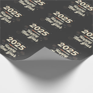 Papel De Presente Correspondência da Família Feliz ano novo 2025