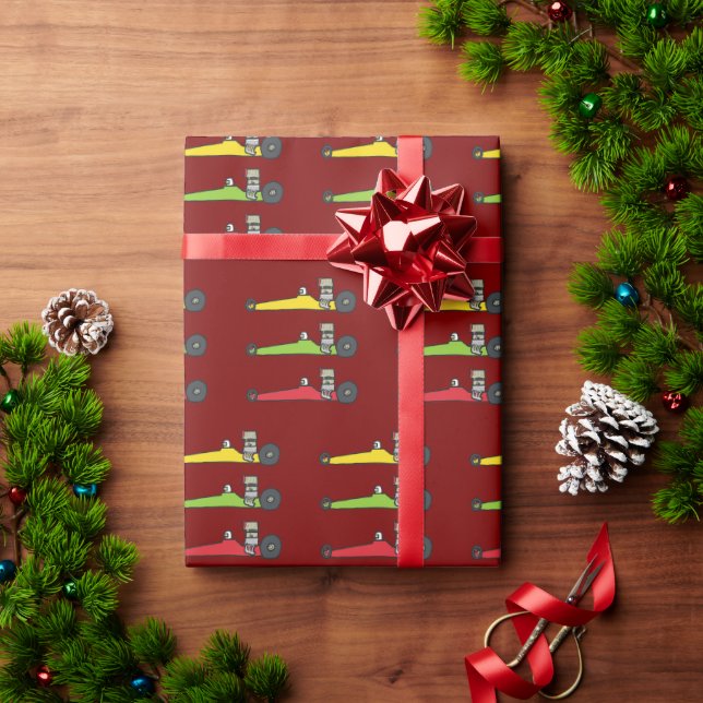 Papel De Presente Corrida de Arrancada (Presente de Natal)