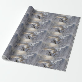 Papel De Presente Coruja