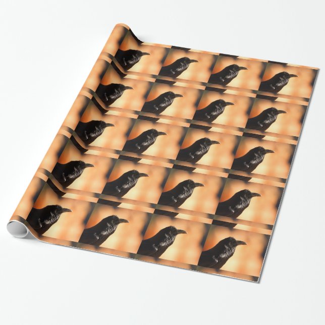 Papel De Presente corvo (Desenrolado)