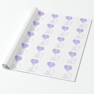 Papel De Presente Coser com Amor por Você