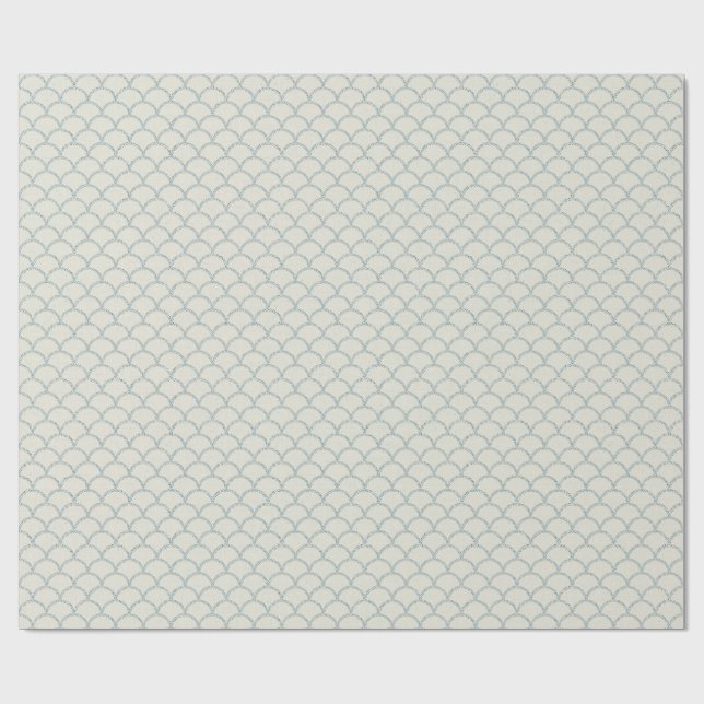 Papel De Presente Cosmic Bloom Scallops (Aberto)