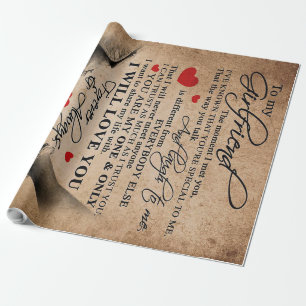 Papel De Presente Cota De Amor Para Namorada Melhor Presente Para