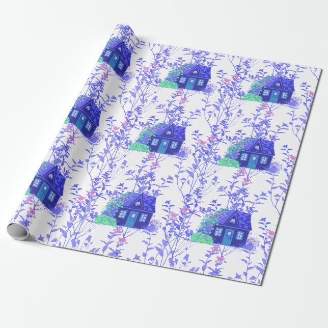 Papel De Presente Cottage (Desenrolado)