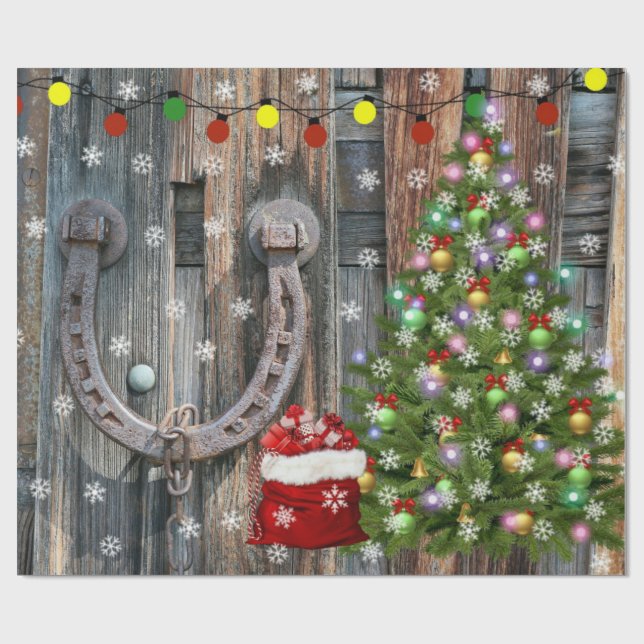 Papel De Presente Country Charm Christmas (Aberto)