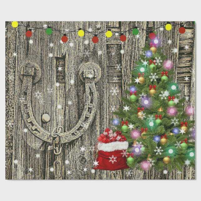Papel De Presente Country Charm Christmas (Aberto)