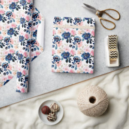 Papel De Presente Country Elegance in Navy
