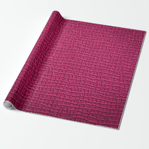 Papel De Presente Couro rosa duro