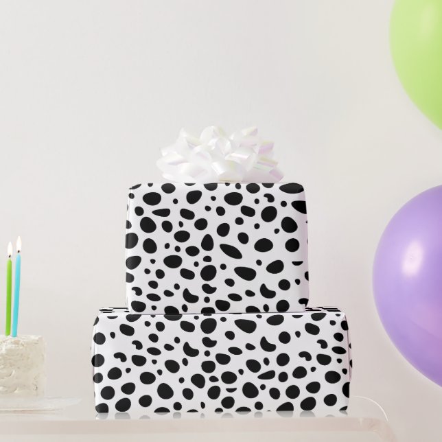Papel De Presente Cow Print (Presentes para festas)