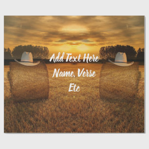 Papel De Presente Cowboy