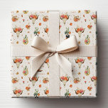 Papel De Presente Cowboy Russo Ocidental<br><div class="desc">Rustic Western Cowboy Wrapping Paper. Façam seus presentes se destacarem com esse papel de enrolar dos Chás de fraldas ocidentais. Apresentando um padrão repetido de botas de aquarela, cactos e motivos ocidentais em tons neutros do deserto, laranjas vibrantes, pinks macios e sotaques de preto e ouro, cada pacote se torna...</div>