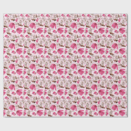 Papel De Presente cowgirl pattern style